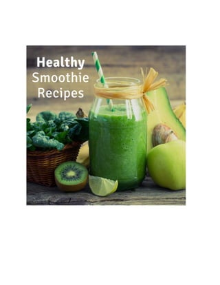 Healthy Smoothie Recipes Pdf