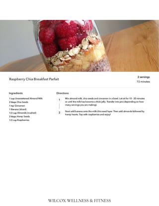 WILCOX WELLNESS & FITNESS
 