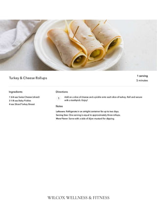 WILCOX WELLNESS & FITNESS
 