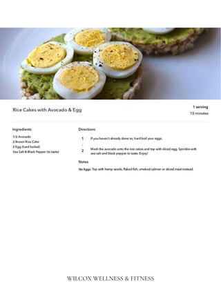 WILCOX WELLNESS & FITNESS
 