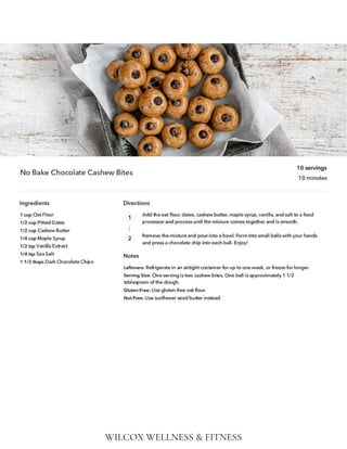 WILCOX WELLNESS & FITNESS
 