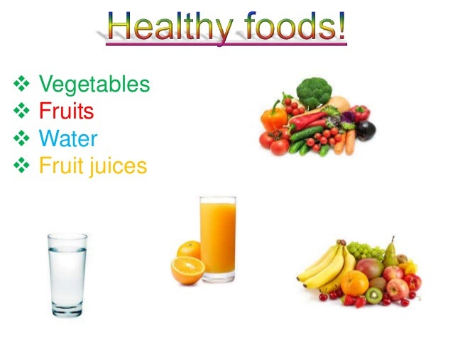 Healthy vs. unhealthy ...