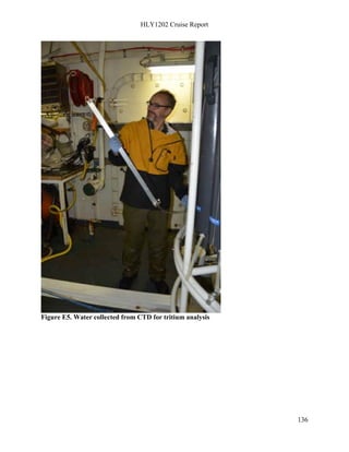 HLY1202 Cruise Report
136
Figure E5. Water collected from CTD for tritium analysis
 