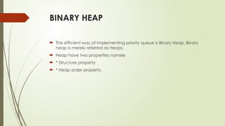 data structures and algorithms - introduction to heap | PPTX