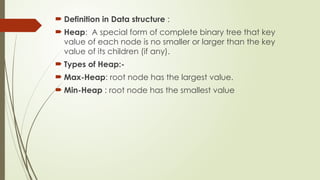 data structures and algorithms - introduction to heap | PPTX