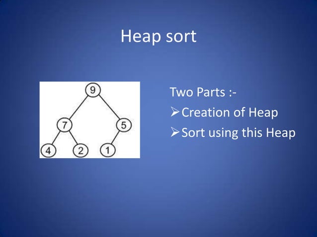 Heap sort 1 | PPT