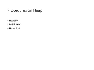 Heap Sort || Heapify Method || Build Max Heap Algorithm