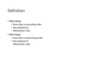 Heap Sort || Heapify Method || Build Max Heap Algorithm