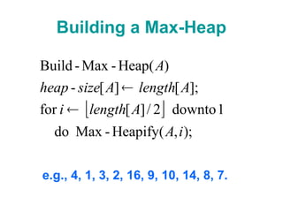 heap sort with example and step by step.ppt