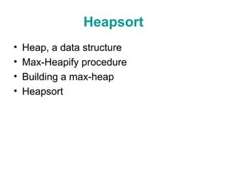 heap sort with example and step by step.ppt