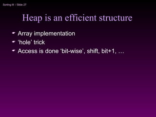 Introduction to heap sort and priority queue | PPT
