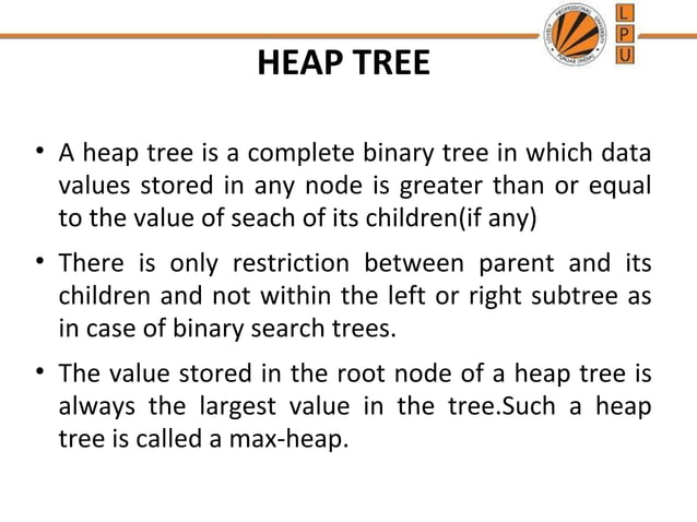 Heap tree | PPT