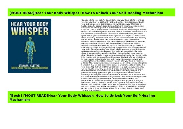 Most Read Hear Your Body Whisper How To Unlock Your Self Healing Me