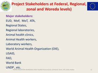 Increase sustainable livestock productivity and improve the marketing of livestock products 