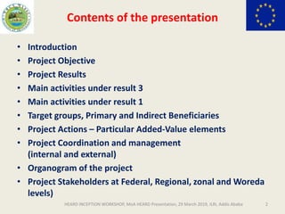 Increase sustainable livestock productivity and improve the marketing of livestock products 