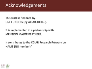 Gaps in veterinary service delivery