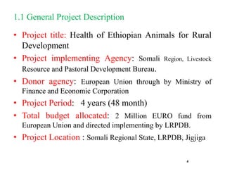 Health of Ethiopian Animals for Rural Development (HEARD) Project in Somali Region 