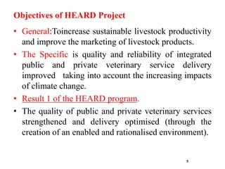 Health of Ethiopian Animals for Rural Development (HEARD) Project in Somali Region 