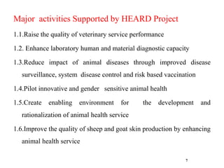 Health of Ethiopian Animals for Rural Development (HEARD) Project in Somali Region 