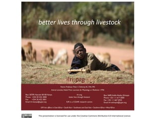 Public-Private Partnerships (PPP) for Veterinary Service Delivery 