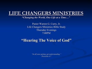 LIFE CHANGERS MINISTRIES “ Changing the World, One Life at a Time…” ,[object Object],[object Object],[object Object],[object Object],[object Object],[object Object],[object Object]