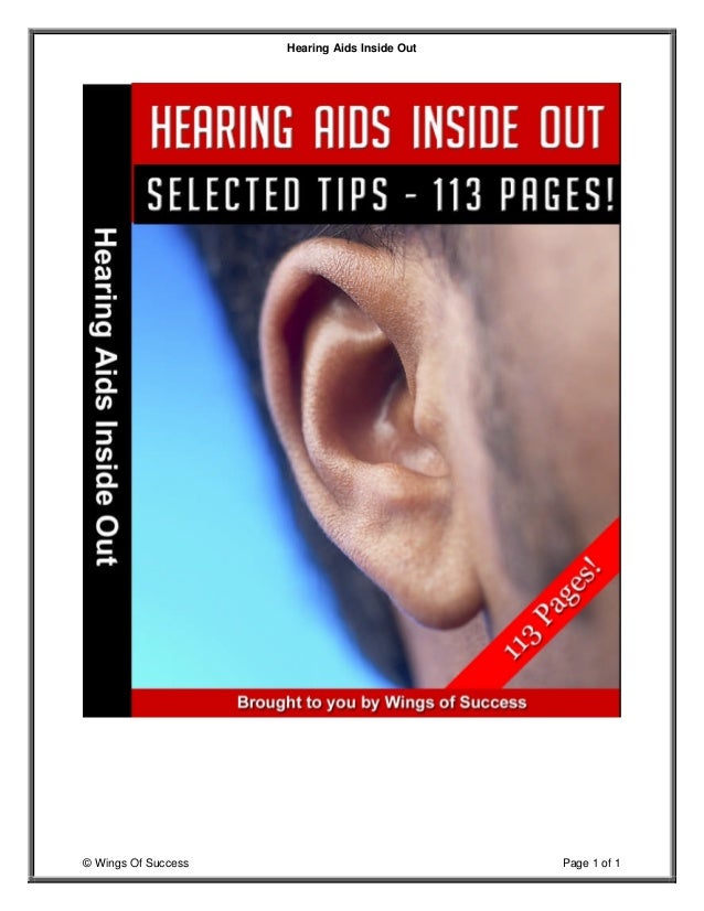 Hearing Aids Inside Out
© Wings Of Success Page 1 of 1
 