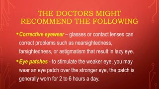 Hearing and visual impairments