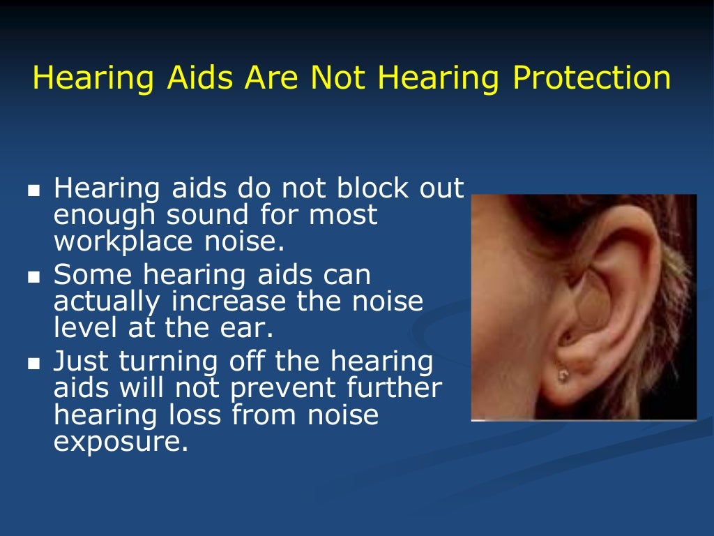 Hearing conservation