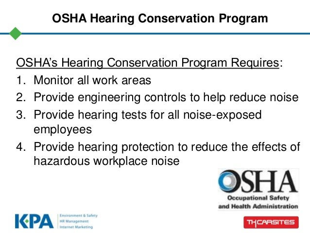 hearing conservation program