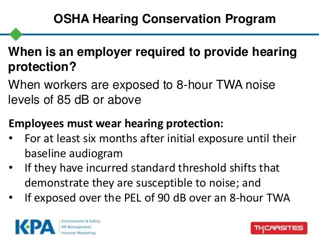 hearing conservation program