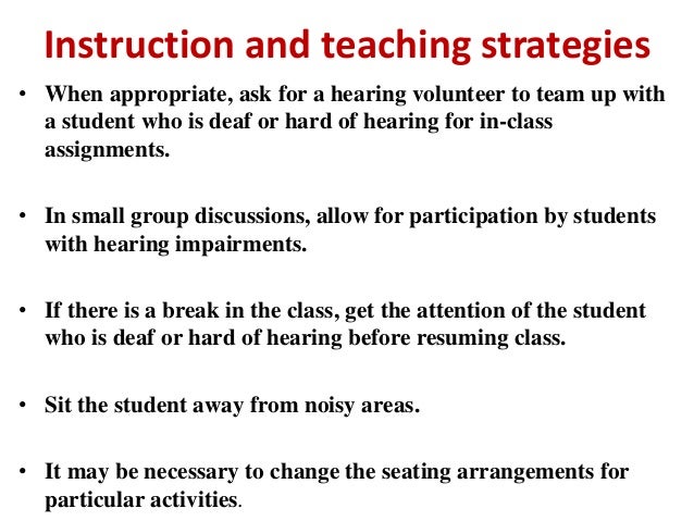deaf impaired