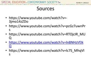 Sources
• https://www.youtube.com/watch?v=-
3jmo14zZDo
• https://www.youtube.com/watch?v=pcGz7uwnPr
s
• https://www.youtube.com/watch?v=RTOjcIR_MU
Q
• https://www.youtube.com/watch?v=ln8NHzVfJk
Q
• https://www.youtube.com/watch?v=lc7S_MhqVl
s
 