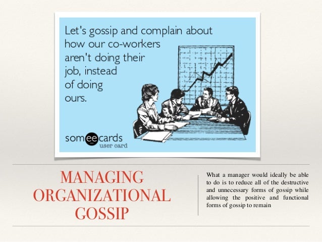 Hearing it through the grapevine: Positive and negative workplace go…