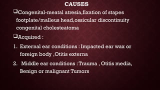 powerpoint presentation on topic hearing loss | PPTX