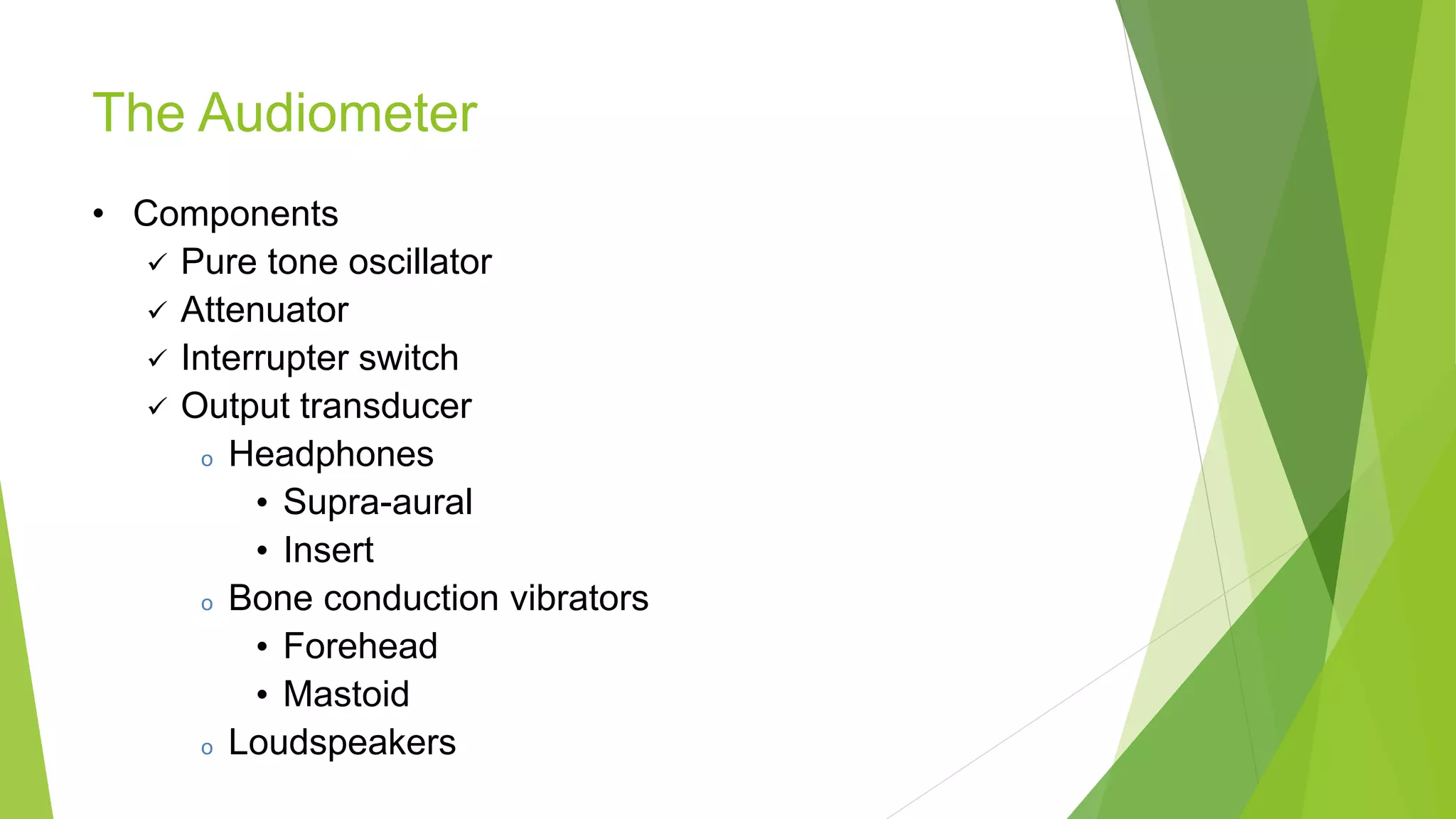 Hearing tests | PPTX