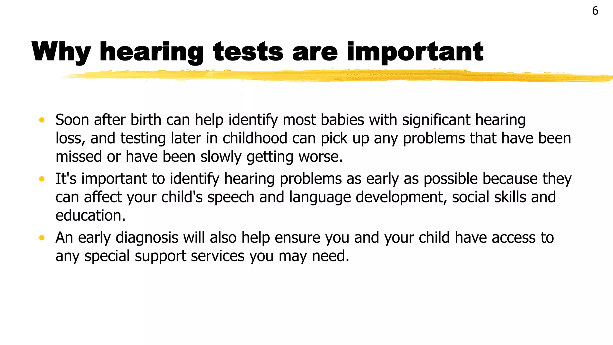 Hearing Tests for Children | PPTX