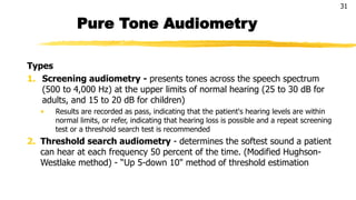 Hearing Tests for Children | PPTX