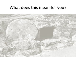 What does this mean for you?

 