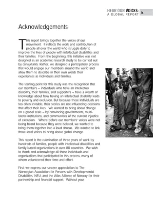 Hear Our Voices Study