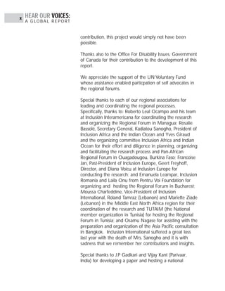 Hear Our Voices Study