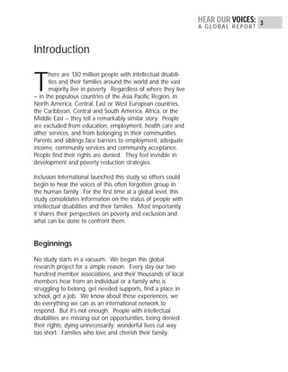 Hear Our Voices Study