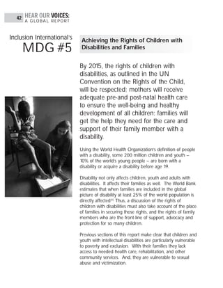 Hear Our Voices Study