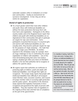 Hear Our Voices Study