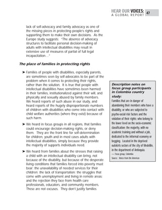 Hear Our Voices Study