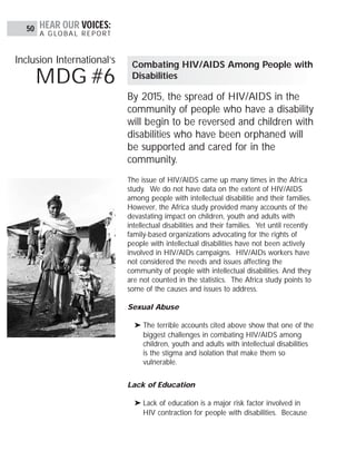 Hear Our Voices Study