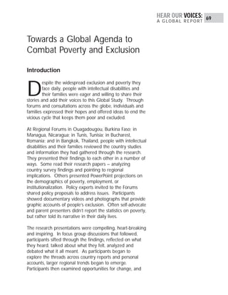 Hear Our Voices Study