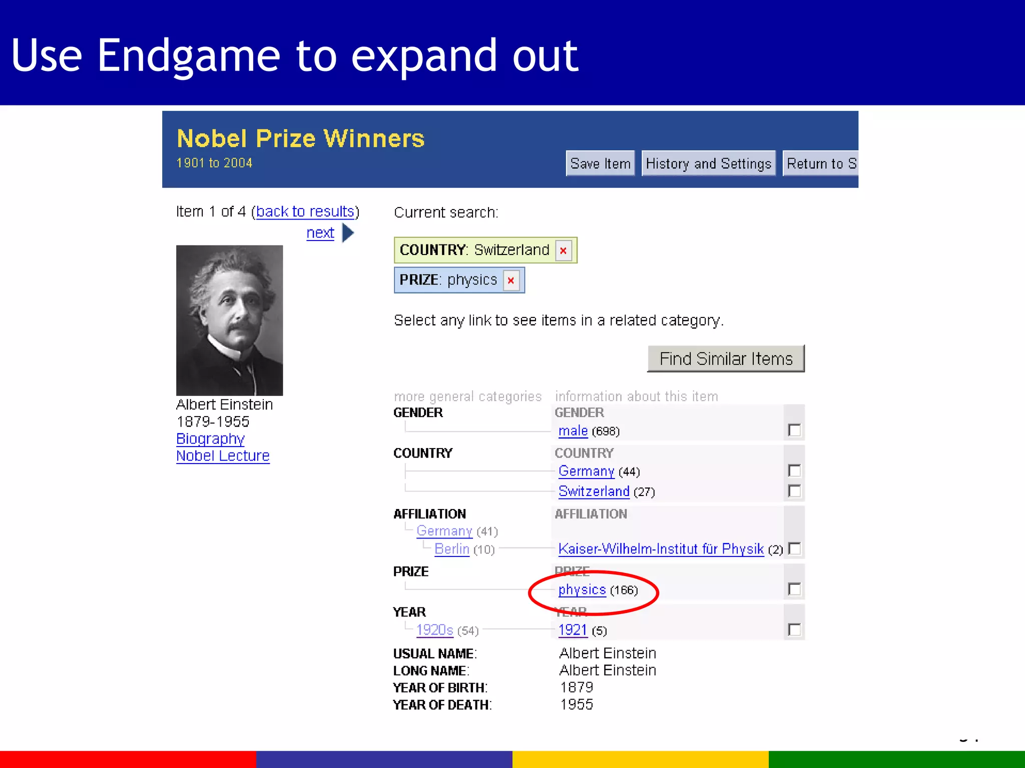 Use Endgame to expand out  