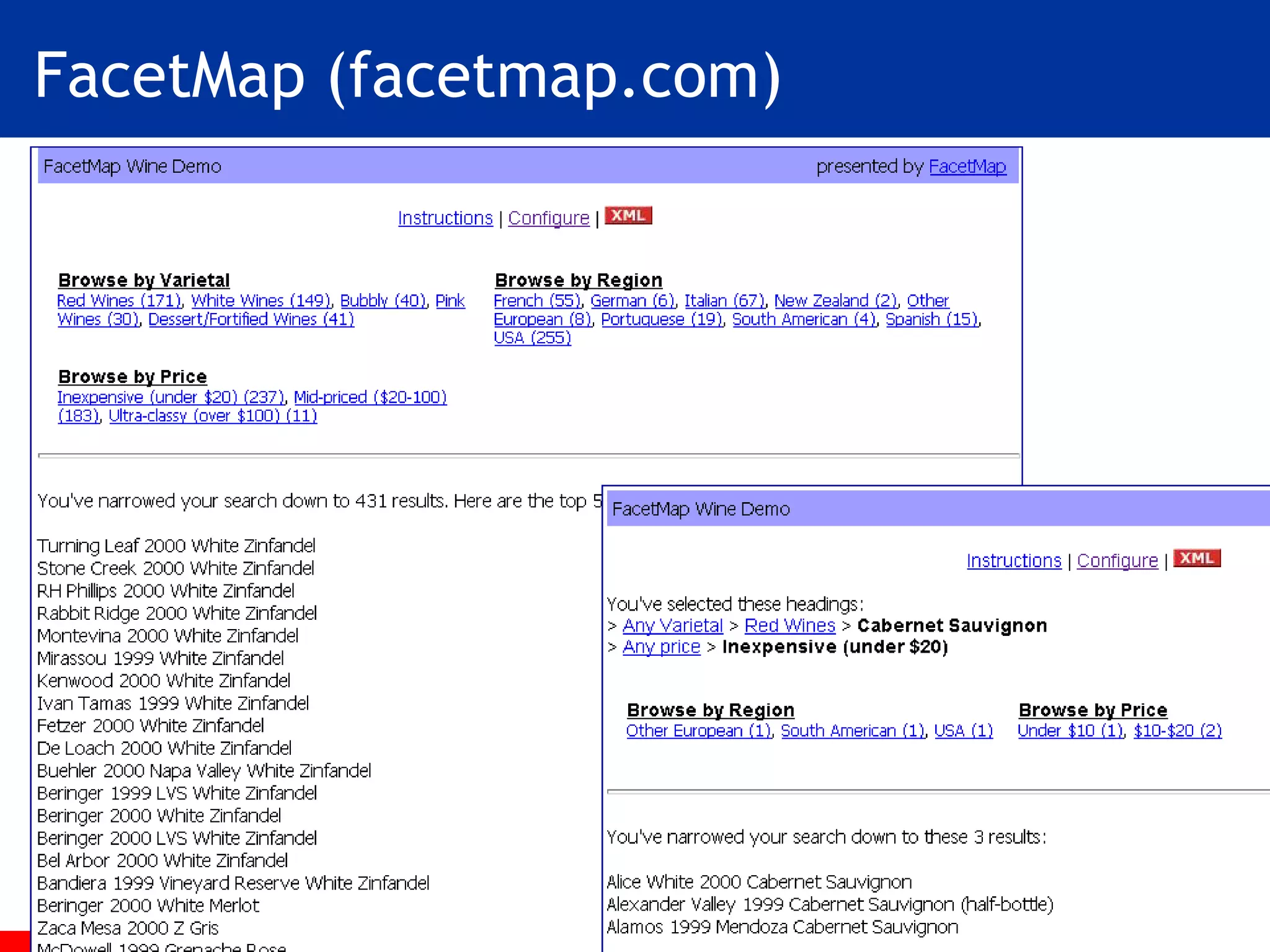 FacetMap (facetmap.com) 