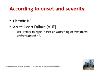 Diagnosis and treatment of Acute and Chronic Heart failure | PPT