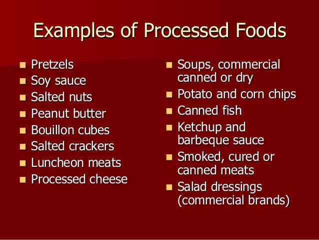 What Are Processed Foods List To Avoid What Are Processed Foods List To Avoid